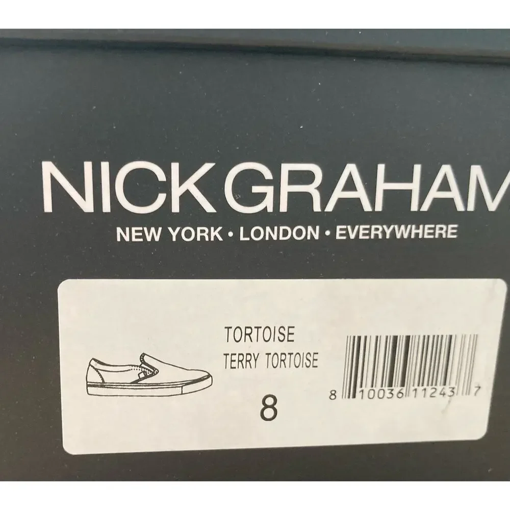 Nick Graham Slip On Shoes Sea Turtles Blue 8